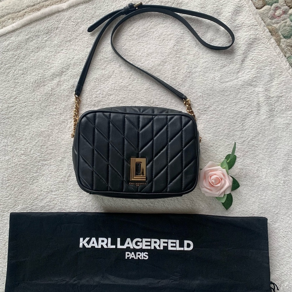 Karl Lagerfeld leather purse